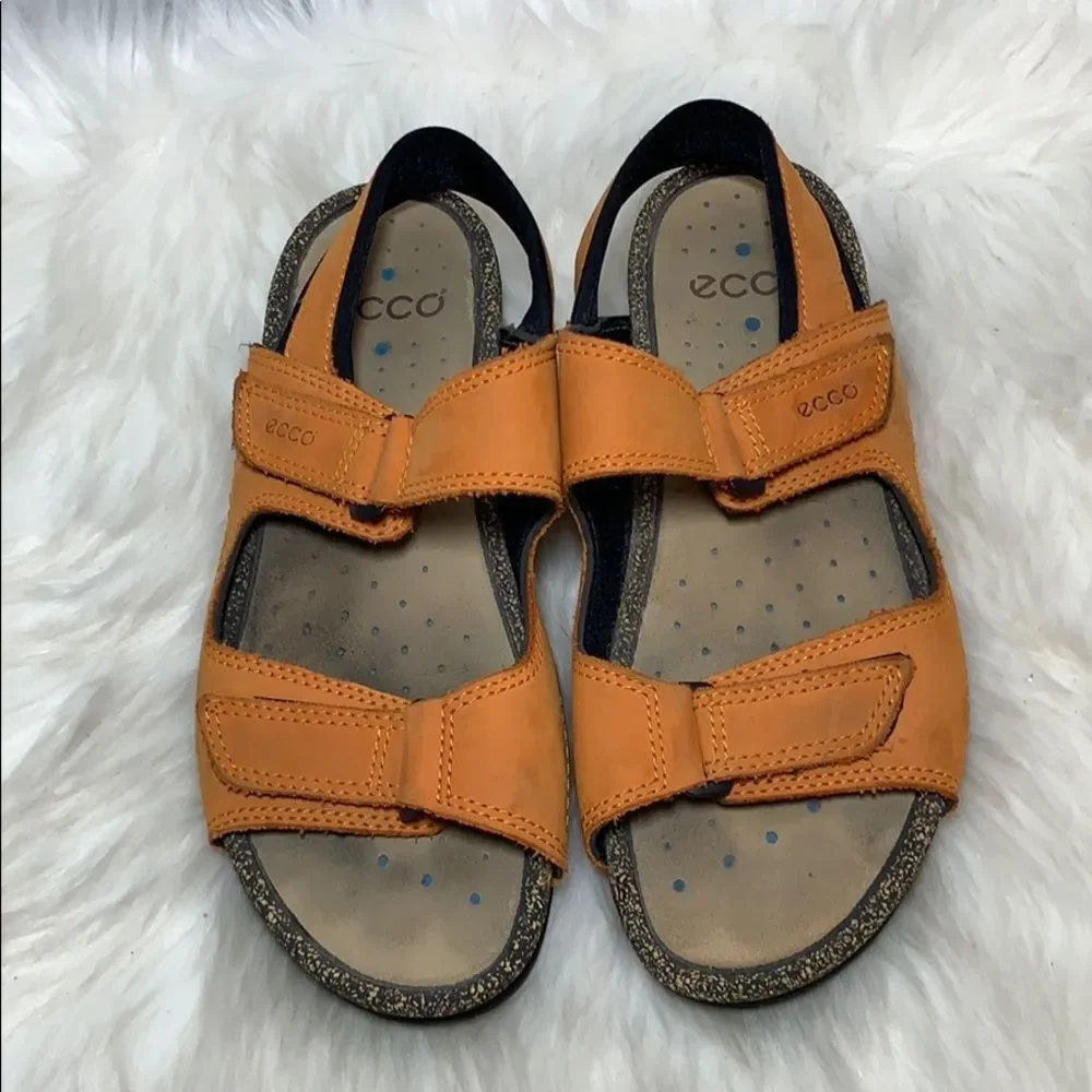 Ecco Suede Strappy Sandals Sz 42/11‎